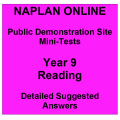 NAPLAN Online MiniTest Answers Reading Year 9